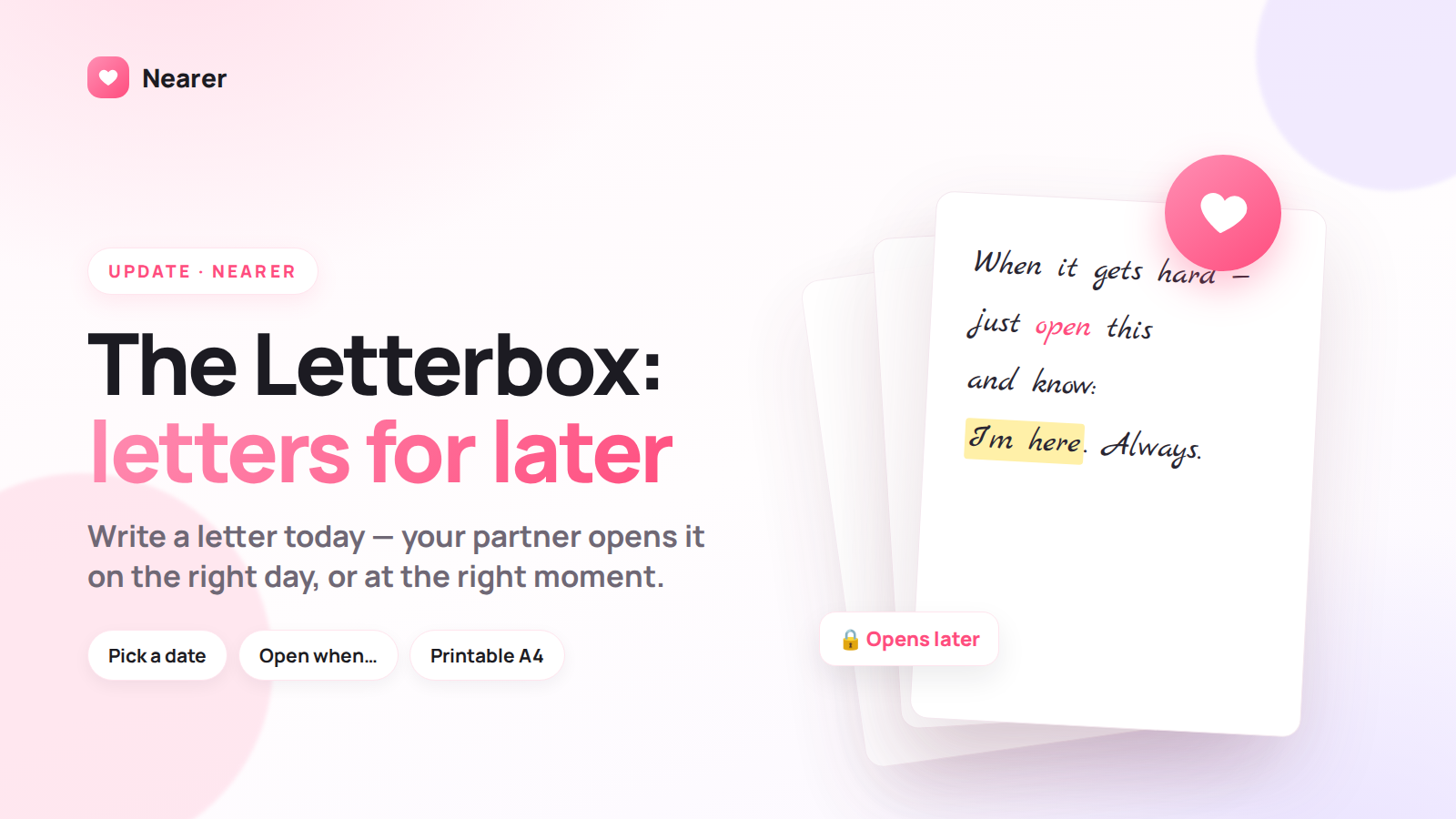 A big update: the Letterbox